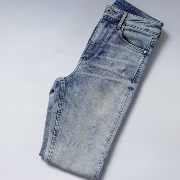 H&M - High Rise Acid Wash Skinny Jeans - Picture 1 of 5